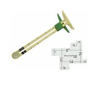 5 en 1 Jauge Coulissante Mesure Couture Règle Outil Avec Mesure Jauge Règle