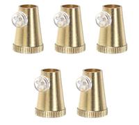 5 Ensembles Bouchon à Vis Lampe Laiton Vintage | Lot de Sets de Pièces, Usage Installation et Maintenance, Réduit L’usure des Câbles, pour Douilles et Fils