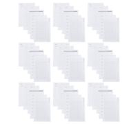 5 Ensembles Pages de Recharge Perforées 6 Trous Non Datées | Recharges Hebdomadaires et Mensuelles Espace pour Notes, Compatibles Classeurs 6 Anneaux, Usage Bureau et Suivi D'habitudes