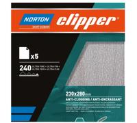 5 FE. TISSU ABRASIF SUPER FLEXIBLE 230X2 - NORTON CLIPPER - 66261118246