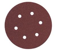 5 feuilles abrasives auto-agrippantes 150 mm, P 120, B+M, SXE Metabo - 624005000