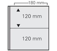 SAFE 5 Feuilles pour Album Billets avec 2 Pochettes 120 x 180 mm | pour Votre Collection de Billets