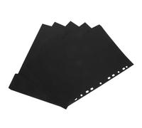 5 Feuilles Séparateurs D'index Papier Noir Détachables | Organisation de Documents, Format A4, Feuilles, Usage Bureau et Cahier