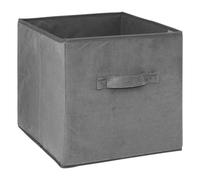 5 five simply smart 160455A Boîte de Rangement, Plastique, cm Gris Foncé (Lot de 6)