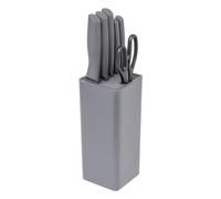 5 five simply smart 5five - bloc de 5 couteaux et ciseau néo gris