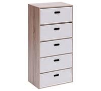 Commode 5 tiroirs Dress Up bois clair - 5 five simply smart
