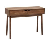 5 five simply smart 5Five - Console SLIDY Marron en Panneau de Fibres de Bois - 100x34x75,5cm - Meuble de Rangement Fonctionnel pour Salon, Entrée, Salle à Manger