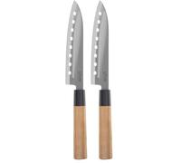 5 five simply smart 5five - couteau santoku black bambou lame 16,9m (Lot de 2)