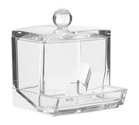 5five Selena Distributeur de coton-tiges en plastique transparent