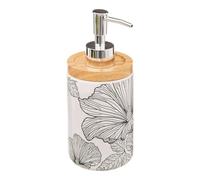 5 five simply smart 5five - Distributeur à Savon 400ml blackflora Noir et Blanc