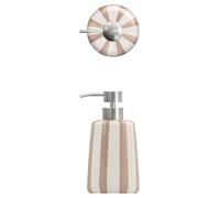 5 five simply smart 5five - Distributeur de Savon strio à Rayures Rose blé 400ml