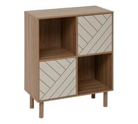 5 five simply smart 5five - etagère 4 Cases mix'n'Match Bois et Motif rayé