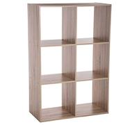 Etagère 6 Cases Mix - P. 32 cm x H. 100,5 cm - Beige
