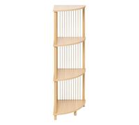 5FIVE Kord Étagère d'angle 4 niveaux effet bois clair