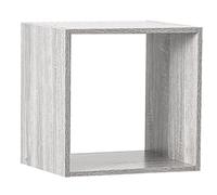 5 five simply smart 5five - Étagère Cube Modulable Mix N' Modul Effet Chêne Gris - 34,5 x 32 x 34,5 cm - Meuble de Rangement pour Salon, Chambre, Bureau