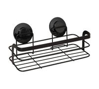 5 five simply smart 5Five - Etagère de Douche Noire en Acier - 25,5x12x11cm - Rangement, Organisation Salle de Bain