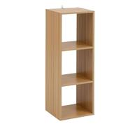 5 five simply smart 5five - Étagère Modulable Tasso 3 Cases Effet Bois Tasseaux, 35 x 32 x 102 cm - pour Salon, Chambre, Bureau