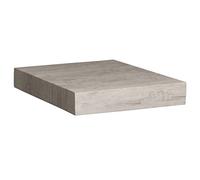 5 five simply smart 5five - Étagère Murale Flottante Fixy Effet Chêne Gris 23,5 x 23,5 cm, Fixation Invisible - pour Salon, Chambre, Bureau