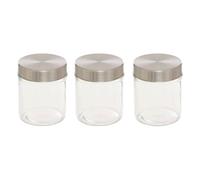 5 five simply smart 5Five - Lot de Bocal NIXO Transparent en Verre - Boîte de Conservation, Rangement Alimentaire, Accessoire Cuisine