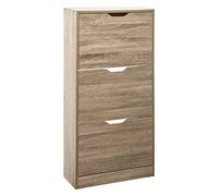 Meuble range-chaussures 3 tiroirs effet chêne naturel - 5 five simply smart