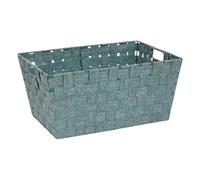 5 five simply smart 5Five - Panier de Rangement LISE Vert en Polyester et Acier - 12l - 38x26x18cm - Organisateur, Boîte de Rangement Polyvalente, Accessoire Pratique