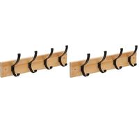 5 five simply smart 5five - patère 4 têtes Bois Metal (Lot de 2)