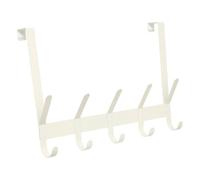 5 five simply smart 5Five - Patère de Porte LINY Beige en Métal - 10 Têtes - 40x8,5x28,5cm - Crochets, Accessoire Maison, Utilisation Quotidienne