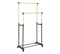 5 five simply smart 5five - portant à vêtements woody en double métal et plastique 165x86cm