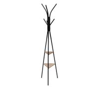 5 five simply smart 5five - porte manteau 6 crochets metal/bois noir aliaj