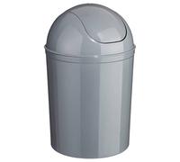 Paris Prix – Poubelle de salle de bain Essential – 7 L – Gris