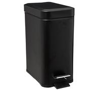 5 five simply smart 5five - Poubelle rectangulaire Soft Close INOX 5l Noir