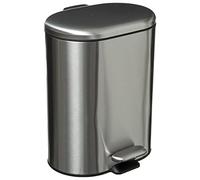 5five - poubelle soft close métal 6l ""siliflex"" inox