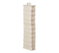 5 five simply smart 5five - Rangement Chaussures groomy 10 Cases avec Panier Beige 128x15,5cm
