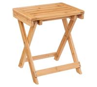 5 five simply smart 5five - Tabouret Pliant - Bambou - H 44 cm, Compact - Siège d'Appoint Multi-Usage pour Maison, Salle de Bain
