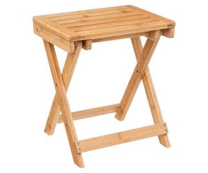 5 five simply smart 5five - Tabouret Pliant - Bambou - H 44 cm, Compact - Siège d'Appoint Multi-Usage pour Maison, Salle de Bain