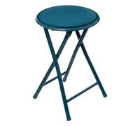 5 five simply smart 5five - Tabouret Pliant Velours Bleu