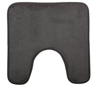 5 five simply smart 5FIVE Tapis Contour DE WC A MEMOIRE DE Forme 48X48 (Gris)
