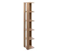 5five - étagère Colonne d Angle Effet chêne Naturel Beige