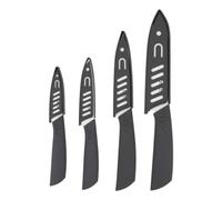 5 five simply smart Lot de 4 couteaux en céramique Gris Zirco