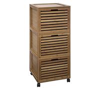 5 five simply smart Meuble Colonne 3 tiroirs Bambou Sicela