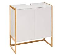 5 five simply smart Meuble Vasque 2 Portes naturéo Blanc