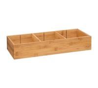 5 five simply smart Organiseur modulable 3 bacs 38x15cm Tidy Smart Bambou