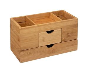 5 five simply smart ORGANIZADOR MULTIUSOS BAMBÚ CON 2 CAJONES