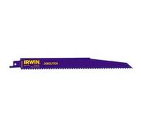 5 Lames de scie sabre Irwin 225mm démolition G