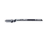Bosch Lames pour scie sauteuse T119BO Basic for Wood – pour bois tendre – sachet de 5 lames