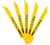 5 Lames Récipro BiM pour bois - 152 mm - DEWALT - DT2351