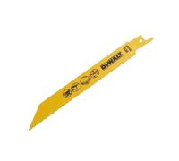 5 Lames Récipro BIM pour métal et synthétiques DEWALT - 152 mm - DT2348