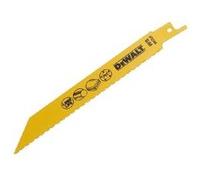 DeWalt Lames bi-métal DT2348 – Lot de 5, 152 mm, 1,8–2,5 mm, métal et synthétiques