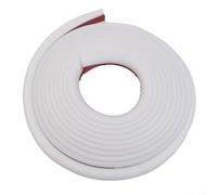 5 m de gouttière RV 1/2" hauteur en forme de J drainage de toit en PVC résistant à l'usure avec film adhésif puissant pour un montage sûr et une protection sèche contre la pluie et la neige sur les