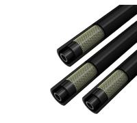 5 Mètres Tuyau FKM ou FPM (viton) / TRESSE ARAMIDE/CAOUTCHOUC - Carburant - Dimension intérieure 8mm - TRT-ECO 08 - DIN 73379-TYPE 3E